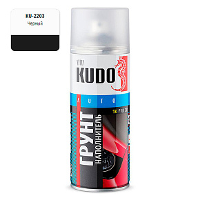 KUDO KU-2203 Грунт-наполнитель1К черный 520мл