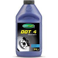 Жидкость тормозная  OILRIGHT  DOT-4 910г  (12)
