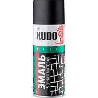 KUDO KU-1102 Эмаль черная матовая 520мл./22063