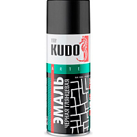 KUDO KU-1002 Эмаль черная глянц.520мл./22047