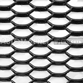 Сетка д/бампера и решетки радиатора №105 декоративн. черная (1000*300 мм) 10030105B