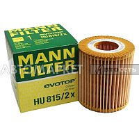 Фильтр масляный MANN HU815/2X (BMW E46/E81/E87/E90/X3 1.6-2.0)