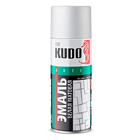 KUDO KU-1101 Эмаль белая матовая 520мл./22062