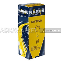 Лампа 24V P21W Narva 17643 BA15s  /10