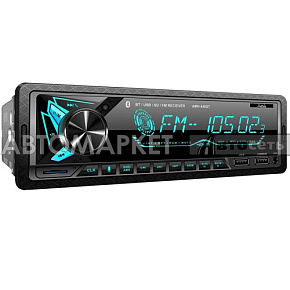 Автомагнитола AurA AMH-440BT 4х51w, 2xUSB(1A)/SD/FM/AUX/BT, 2 RCA, iD3-TAG, мультицвет (7 цветов)