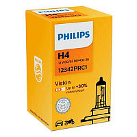 Лампа H4 12V 60/55W+30% Philips Premium 12342PRC1  