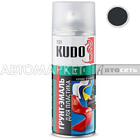 KUDO KU-6004 Эмаль для пластика графит 520мл.