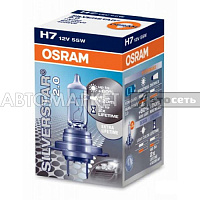 Лампа H7 12V 55W+60% Osram 64210SV2