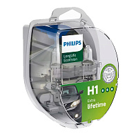 Лампа H1 12V-55W P14.5s Philips LongLife EcoVision 12258LLECOS2