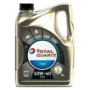 Масло моторное Total Quartz 7000 10W40 4л п/синт.