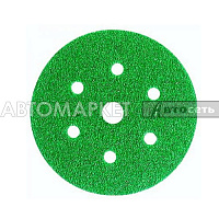 Круг абразивный на липучке Р80 3М 150мм 01689-00315- зеленый