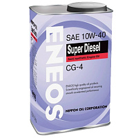 Масло моторное ENEOS Super Diesel CG-4 10W40 1л п/синт.