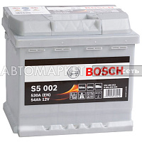 АКБ Bosch-Silver 54Ah обр. п. 554400 (S5 002)