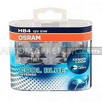 Лампа HB4 12V 51W Osram COOL BLUE 9006CBI/CBN-HCB 2шт