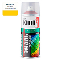KUDO KU-0A-1018 Эмаль акрил. цинково-желтая 520мл./45007