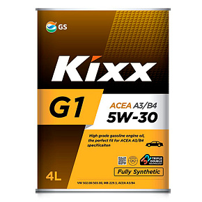 Масло моторное KIXX G1 5W30 A3/B4 502/505 4л синт 