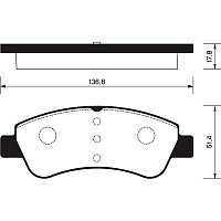 Колодки тормозные Sangsin SP1241 передние